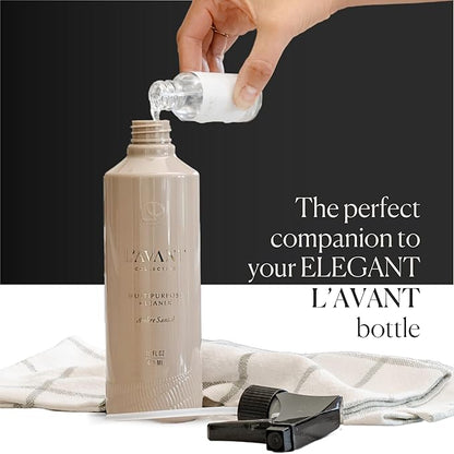 L’AVANT Collective | Plant-Based Multipurpose Cleaner Refill – All-Natural Cleaning Supplies for Safe Home Cleaning – Concentrated, Food-Safe Surface Cleaner with Ambre Santal Scent, 1 oz Bottle