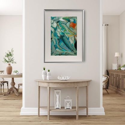 ATENSHI ART Influence by Mario Angel, Abstract Art Poster, Wall Decor, Modern, Large Wall, Unframed Artwork Decoration Living Room, Premium Matte Photo Paper (Matte Photo Paper 24 x 32 Inches)