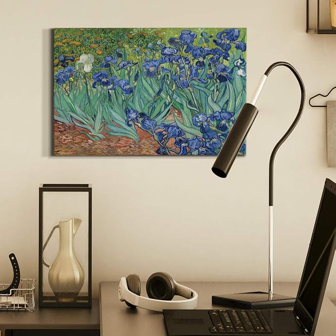 Wexford Home Home Decor Landscape Canvas Wall Art Abstract Floral Painting Modern Pictures Artwork Decoration for Living Room Kitchen Bathroom Office, Ready to Hang, iries, 8x12