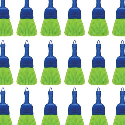 LOLA Whisk Broom, Hand Brush, 72 Pack, Durable Bristles, Whisks Away Dirt & Debris, Compact, Hang Hole for Easy Storage, Indoor/Outdoor