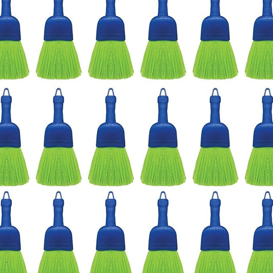 LOLA Whisk Broom, Hand Brush, 72 Pack, Durable Bristles, Whisks Away Dirt & Debris, Compact, Hang Hole for Easy Storage, Indoor/Outdoor
