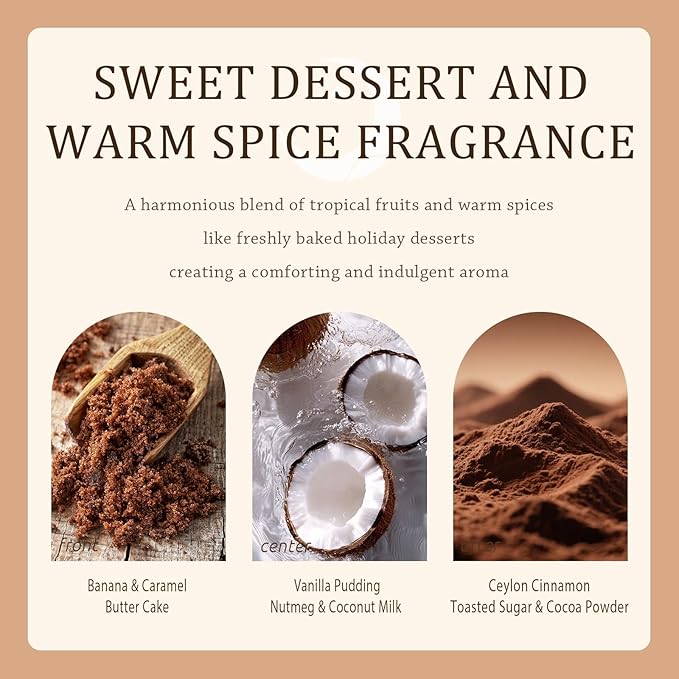 Winter Candle Gift Set for Women (2-Pack) - Gourmand, Fruity & Sweet Scented Soy Wax Candles, Clean Burning, Eco-Friendly, Cozy Home Decor Gift (8.8 oz Each) (Joyride Set No. 01)