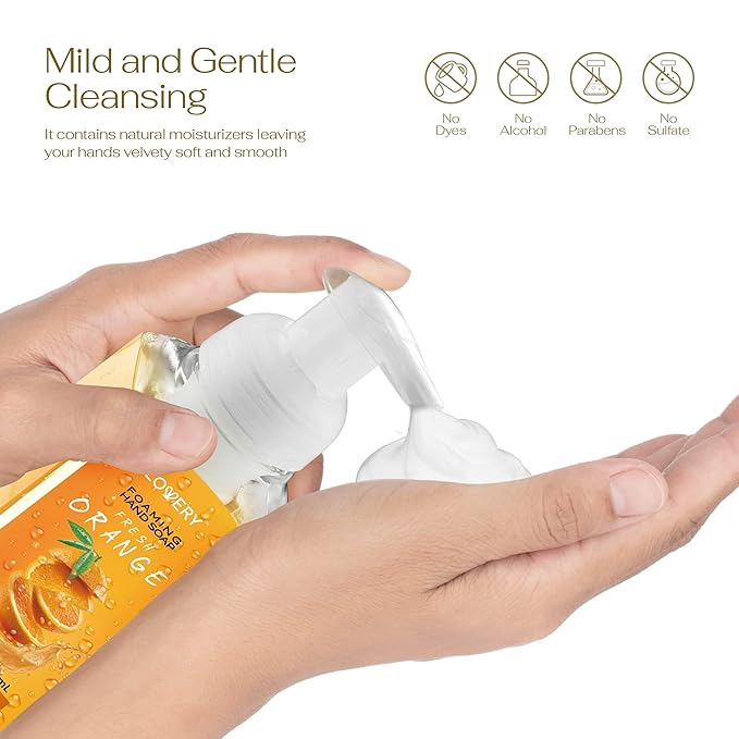 Foaming Hand Soap Pack of 10 - Moisturizing Hand Soap with Aloe Vera and Essential Oils - Alcohol-Free Hand Wash in Citrus Blend, Lemon, Orange, Lime, Grapefruit, Black Cherry Fragrances & More, Scented Hand Wash for Kitchen or Bathroom