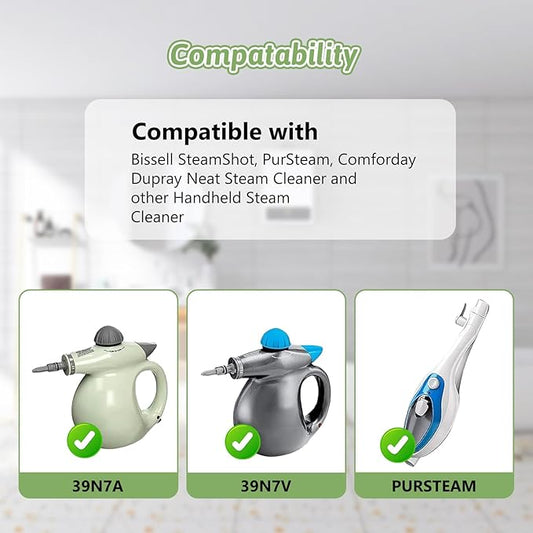4Pack Microfiber Cloths for Handheld Steam Cleaner Compatible with Bissell Steam Shot, Comforday, PurSteam, Wagner Spraytech, Universal Washable Steam Cleaner Accessories