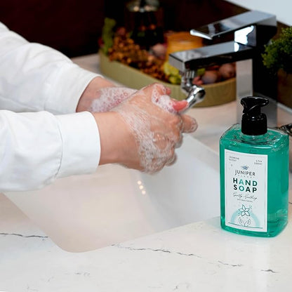 Antibacterial Hand Soap with Pump, Jasmine Scent, Liquid Hand Soap 17 Fl Oz (Pack of 6)