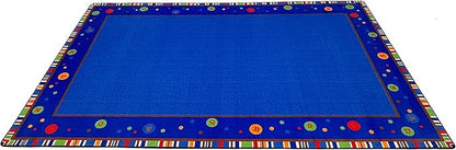 ABC Dots School Rug, 4' x 6' Rectangle