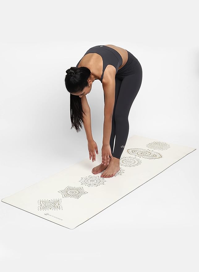 Shanti PU Yoga mat - Artist Designed, Premium eco friendly mats, Non Slip, Non Toxic, Great for Regular & Hot Yoga, Pilates and Work out (72 inch x 28 inch x 5mm Thick)k out (72 inch x 28 inch x 5mm Thick)
