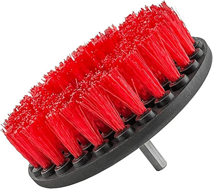 Chemical Guys Acc_201_Brush_HD Heavy Duty Tile, Grout, Stone with Drill Attachment, (Old Version) Red
