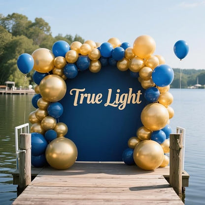 Metallic Gold Balloons 100 Pack, 12 Inch Chrome Latex Helium Garland for Elegant Birthday Wedding Baby Shower Arch Party Decorations