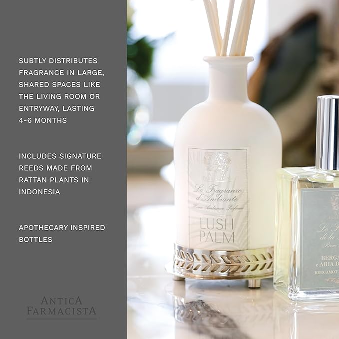Antica Farmacista Home Ambiance Diffuser, Lush Palm, 16.9 Fl Oz