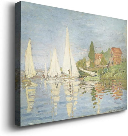 Wexford Home Home Decor Landscape Canvas Wall Art Abstract Floral Painting Modern Pictures Artwork Decoration for Living Room Kitchen Bathroom Office, Ready to Hang, chapelton at argenteui, 18x27