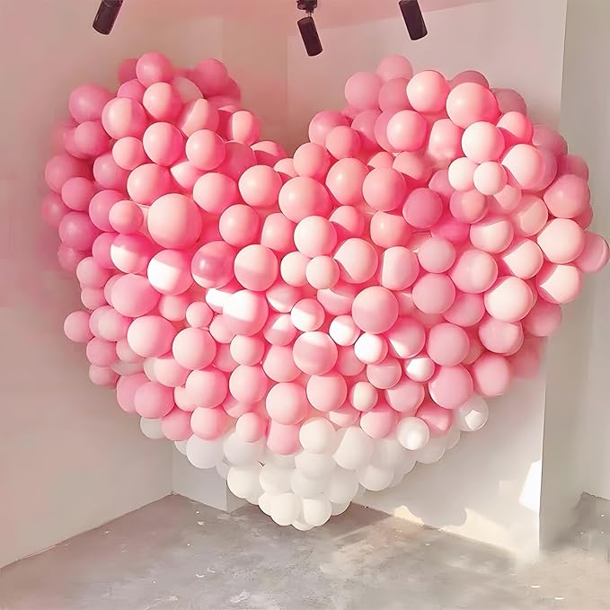 Pink Balloons 12 Inch 100 Pack Light Pink Latex Party Balloons Pastel Pink Helium Balloons Wedding Princess Birthday Bride Baby Shower Party Decorations