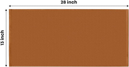 Artoid Mode 100% Cotton Caramel Waffle Weave Kitchen Dish Cloths, 13x28 Inch Ultra Soft Absorbent Quick Drying Kitchen Dish Towels Set of 4