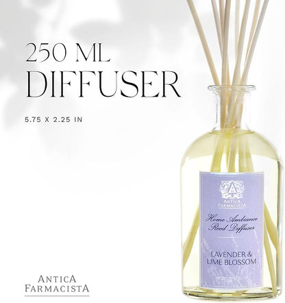 Antica Farmacista Home Ambiance Diffuser, Lavender & Lime Blossom, 8.45 Fl Oz