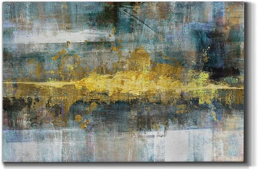 Wexford Home Home Decor Landscape Canvas Wall Art Abstract Floral Painting Modern Pictures Artwork Decoration for Living Room Kitchen Bathroom Office, Ready to Hang, 24x36