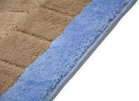 Custom Size Runner Volley Abstract Design Grey Blue, (8 Feet Length x 26 Inch Width) Custom Cut Slip Resistant Rubber Backing Runner Rugs, Extra Long Runner Rugs for Hallways