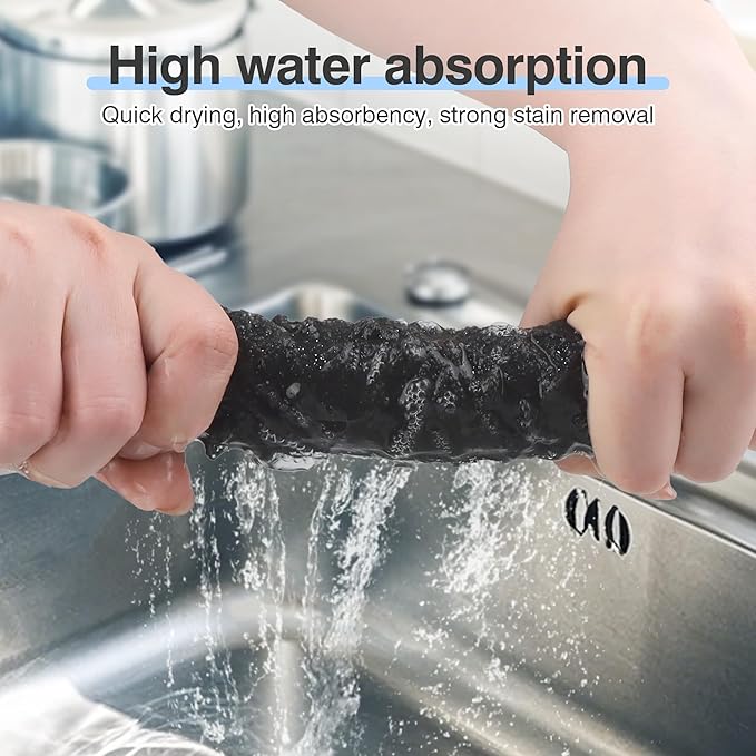 20 Pcs Thickened Magic Cleaning Cloth, Microfiber Streak Free Cleaning Cloths Reuseable Magic Cleaning Wipes for Windows Glass