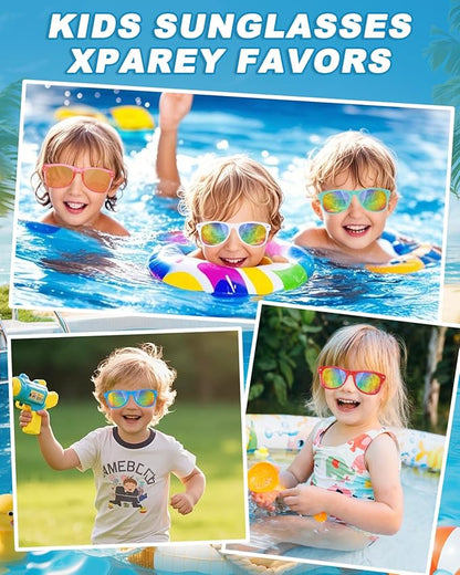 Lifree Kids Sunglasses Bulk Party Favors Boys Girls Sunglasses for Kids Age 3-8 with UV400 Protection for Kid Pool Birthday