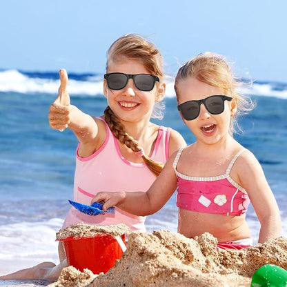 FEPITO 24 Pack Party Sunglasses Bulk for Birthday Party Favors Goody Bag Fillers for Beach Pool Party Toys for Adults, Black
