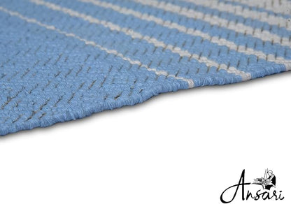 Craftyansari Handwoven Cotton Yoga Mat, Natural, 72 x 24 Inches, Fair Trade, Soft Absorbent Surface for Exercise, Workout, Meditation