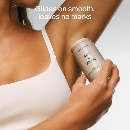 SALT & STONE Aluminum Free Deodorant | Extra Strength 48 Hour Protection for Women & Men | Made with Seaweed Extracts, Niacinamide & Prebiotics (Trio Set)
