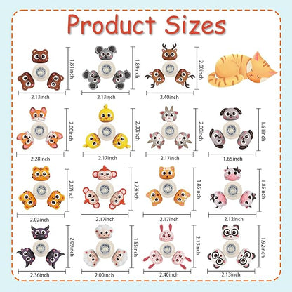 30 Pack Fidget Spinner Toys Mini,Party Favors Gifts Christmas Stocking Goodie Bag Stuffers Sensory Toys for Kids Adults Teens ADHD Anxiety Stress Relief,Treasure Box Toy for Classroom Prizes Supplies