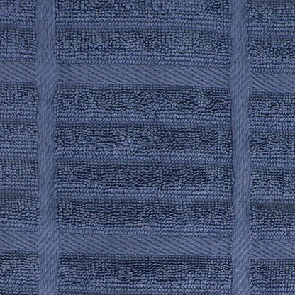 All-Clad Solid & Coordinate Kitchen Towels: Highly Absorbent, Super Soft Long Lasting 100% Cotton, 17" x 30" Tea Towels for Cleaning & Drying Dishes, Pans, Glassware, Countertops, 4-Pack, Indigo