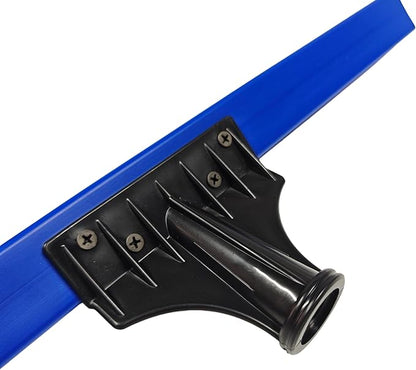 16in Epoxy Squeegee, Round Teeth Notched Squeegee for Self Leveling Cement Urethane Epoxy Floor Wall Spreader, Lightweight Professional Epoxy Tool for Garage Floors Driveways Walls