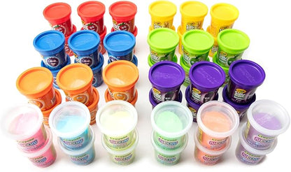 Crayola Scented Dough 48-Pack - Party Favors & Kids Toys, Non-Toxic Crayola Dough Set for Creative Fun, 6 Core Colors & Bonus Neon Dough, Ideal for Classroom & Holiday Activities