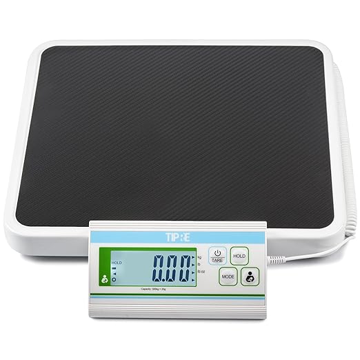 Medical Grade Floor Scale Professional Physician Scale 660lb Wrestling Scale for Body Weight Bariatric Scale Heavy Duty Easy to Read Separate Display Screen for Home, Hospital & Physician Use
