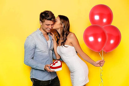 Red Balloons 12inch 100pcs Red Latex Balloons for Red Blue White Decoration Decoration.Baby Shower Birthday Valentine's Party Latex Balloons