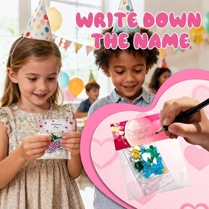 24Pcs Valentine's Day Gifts Party Favor Valentines Small Flower with Valentine Greeting Cards Bouquet Building Blocks Toys for Boys Girls Gifts School Exchange Prize Party Favors
