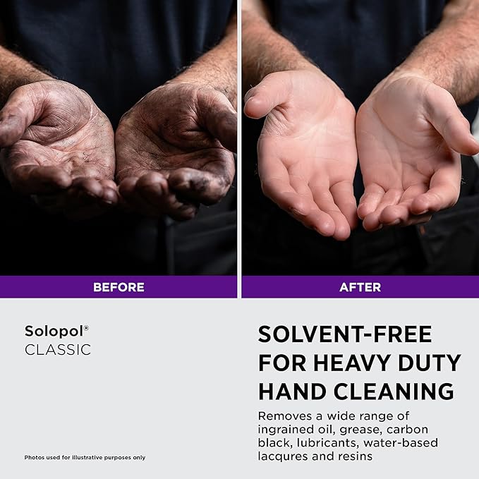 SOLOPOL CLASSIC HEAVY DUTY HAND CLEANSER 2 LITER, 4 COUNT