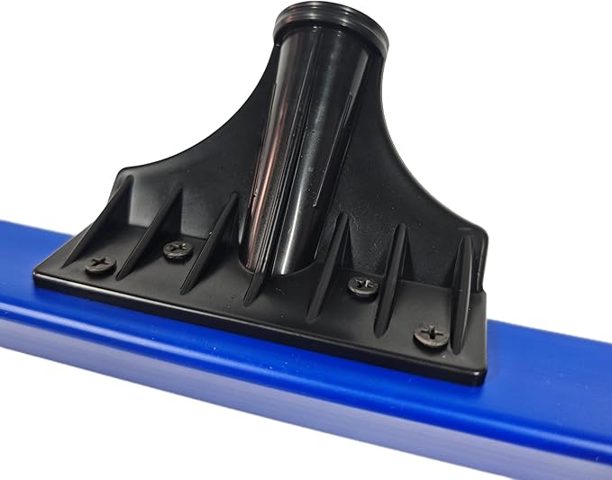 16in Epoxy Squeegee, Round Teeth Notched Squeegee for Self Leveling Cement Urethane Epoxy Floor Wall Spreader, Lightweight Professional Epoxy Tool for Garage Floors Driveways Walls