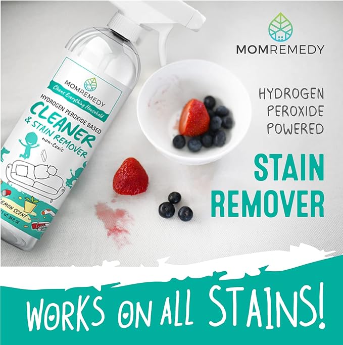 Hydrogen Peroxide All Purpose Cleaning Spray | Multipurpose Home Cleaner | Fabric and Laundry Stain Remover | All Surface Kitchen and Bathroom | Non Toxic