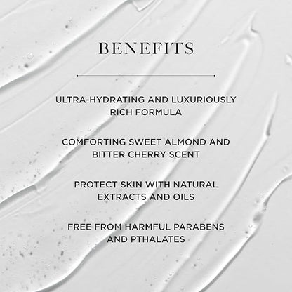 Caswell-Massey Almond Liquid Hand Soap & Moisturizing Body Wash with Pump, Hydrating Plant-Based Skin Cleanser for Men & Women, Paraben and Phthalate Free, 15.2 fl oz