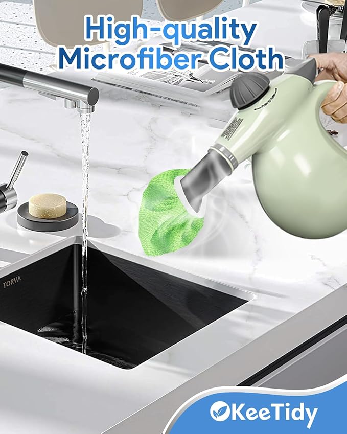 Universal Steam Mop Pads Compatible with Bissell Steam Shot Cleaner Compatible with Wagner Steam Cleaner Accessories, Reusable Mop Pads Replacement 5 Pack