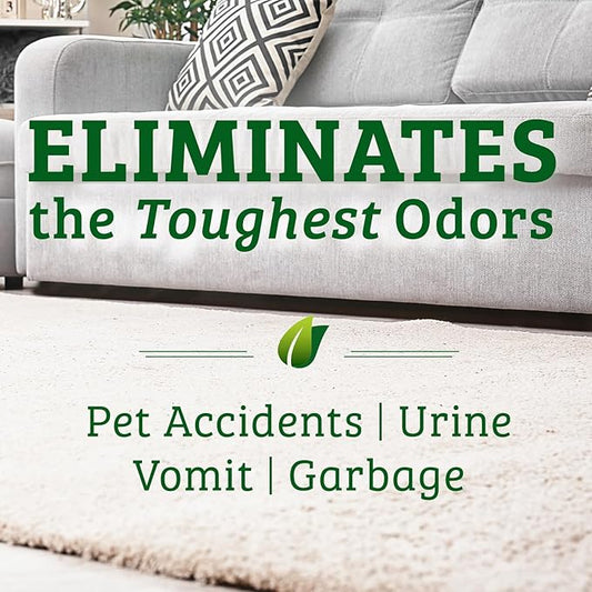 Biokleen Bac-Out Pet Stain Remover - Enzymatic, Natural, Plant-Based Destroys Stains & Odors, Safe for Surfaces & Fabrics, Carpet Cleaner - Eco-Friendly, Lavender Lime Scent, 1 Gallon