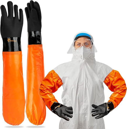 Gastody™ - Chemical Resistant Gloves, Reusable,Heavy Duty Safety Work Gloves,Resist Acid,Oil,Alkali - S-M-L-XL-XXL Size