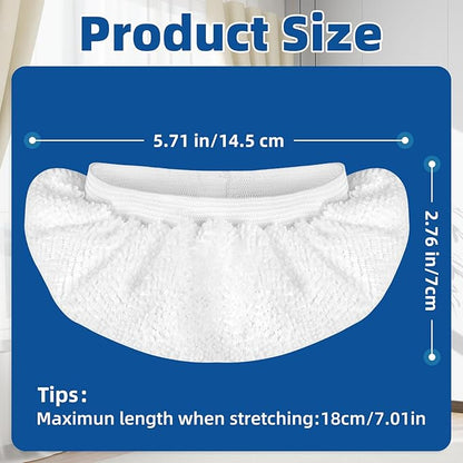 LOVECO 4 Pack Universal Microfiber Cloths for Handheld Steam Cleaner - Compatible with Bissell Steam Shot, PurSteam, Wagner Spraytech, etc - Reusable Washable Steam Cloth Accessories