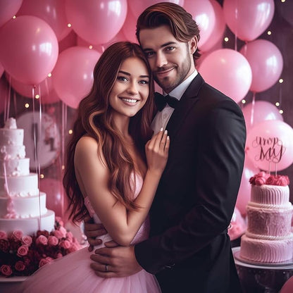 130PCS Pink Balloons, Latex Balloons Different Sizes 18/12/10/5 Inch, Helium Balloons with Ribbon, Party Balloon Set for Birthday Wedding Graduation Anniversary Baby Shower Decorations.
