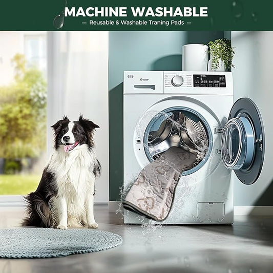 FXW Homeplus Unleashed Indoor Dog Playpen - Stress-Free and Safe Play, Heavy Duty 45 Inch 8 Panels with Washable Pee Pad for Large Dogs, White│Patented