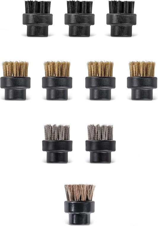 Small Brushes for Dupray Steam Cleaner (10) (Assorted Brushes)
