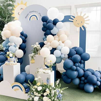 White Sand Balloons 100 Pack, 12 Inch Latex Helium Cream White Balloons Garland for Elegant Birthday Wedding Baby Shower Graduation Arch Party Decorations