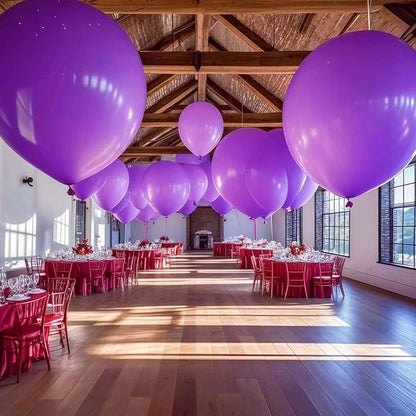 30 Pack Purple Balloons 36 inch Purple Latex Big Balloons for Party Decorations and Events