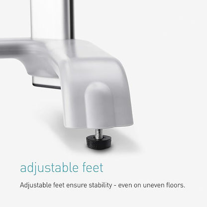 simplehuman Corner Shower Caddy, Stainless Steel and Anodized Aluminum