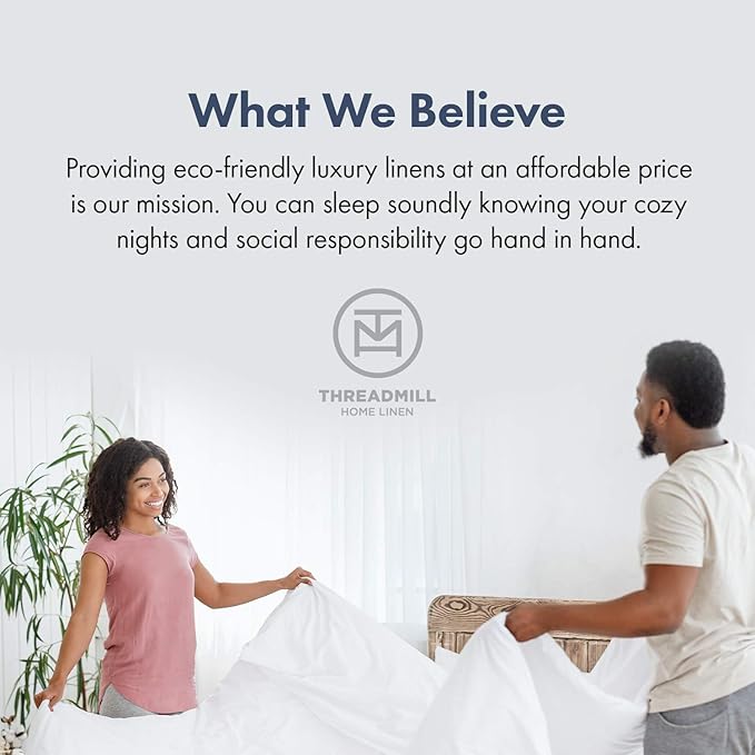 Threadmill 100% Cotton Sheets for Twin Size Bed - 600 Thread Count Twin Bed Sheets Set with 15” Deep Pocket - Damask Stripe Sateen Weave 3-Piece Bedding Set with Cooling Effect, Ivory