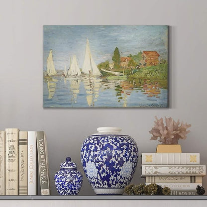 Home Decor Landscape Canvas Wall Art Abstract Floral Painting Modern Pictures Artwork Decoration for Living Room Kitchen Bathroom Office, Ready to Hang