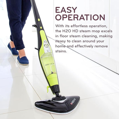 H2O HD 3-in-1 Steam Mop and Handheld Steam Cleaner For Floor Cleaning, Hardwood Floors, Grout Cleaner, Upholstery Cleaner, Tiles and Carpets