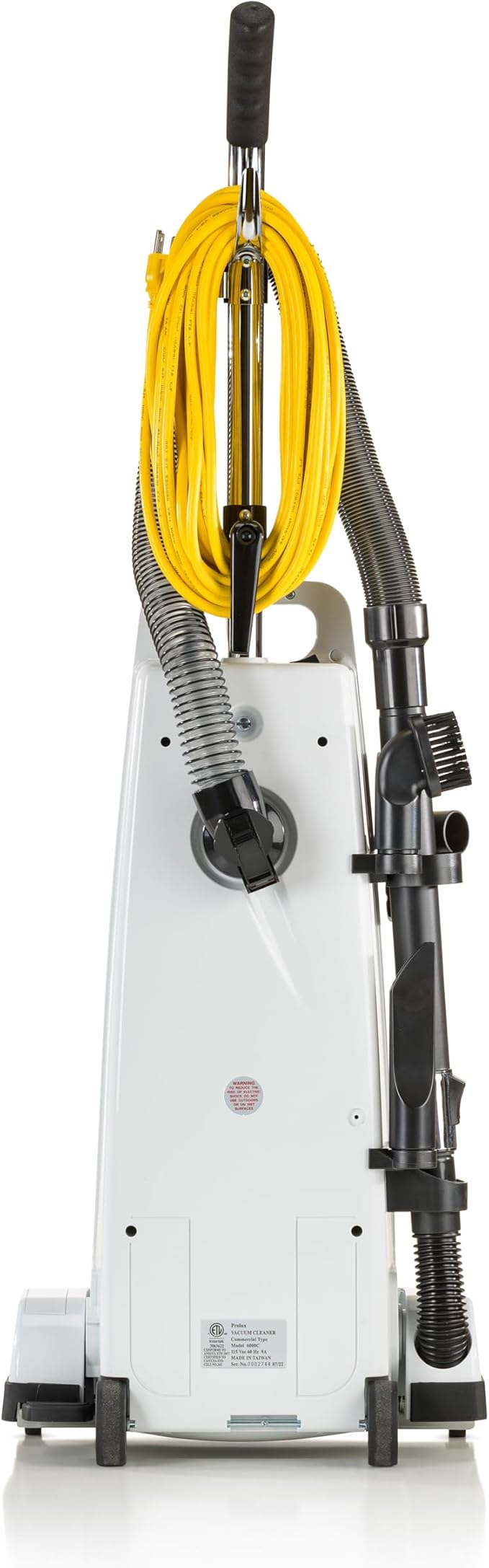 Prolux 6000 Commercial Upright Vacuum with On Board Tools, Bagged Vacuum Cleaner, Commercial Vacuum, Carpet, Floor, HEPA Filter, Steel Brushroll, 107 CFM Suction Power